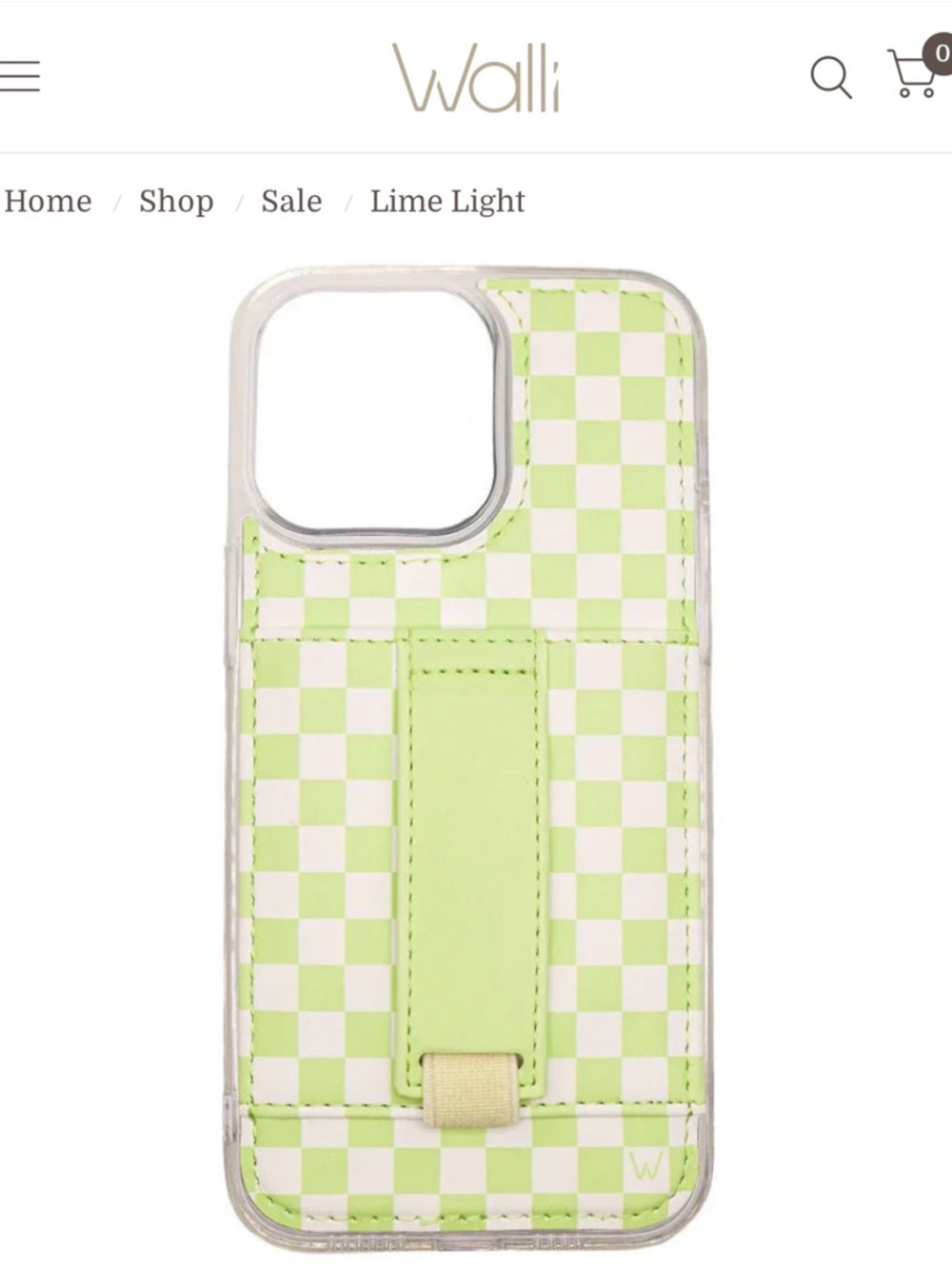 Walli Cases- Lime light- iPhone 15Pro Max